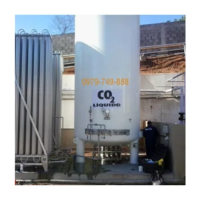 Bồn 10m3 (2.16Mpa) chứa CO2 lỏng, kiểu đứng