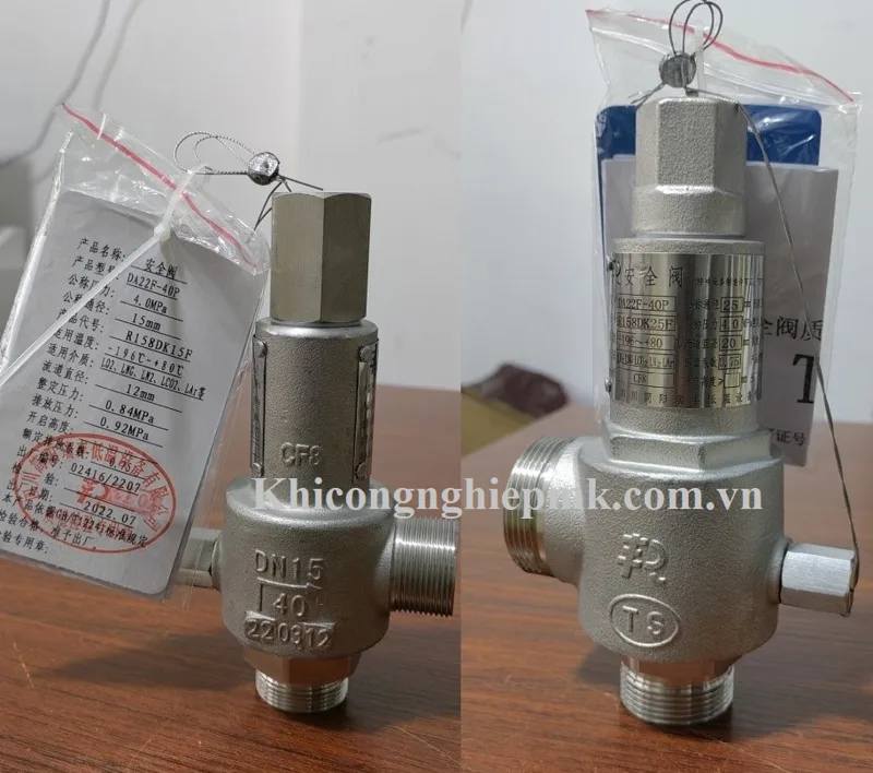 Van an toàn chịu lạnh DN15-0.88Mpa