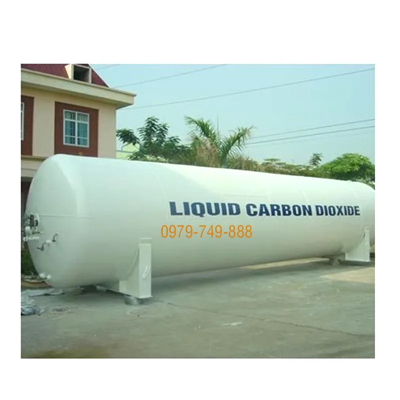Bồn 50m3 (2.16Mpa) chứa CO2 lỏng, Kiểu nằm