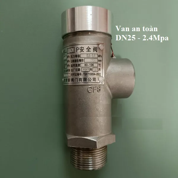 Van an toàn chịu lạnh DN25 - 2.4Mpa